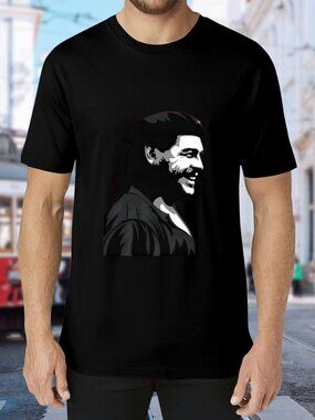 Black Short Sleeve Graphic Tee - Men's Casual Shirt